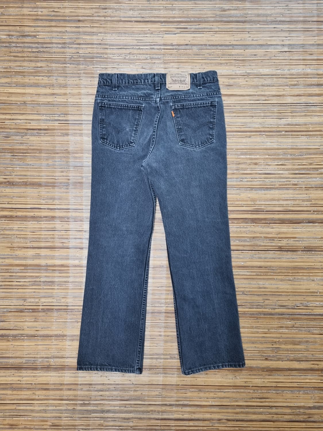 90s USA 517 34x30 리바이스 블랙 오렌지탭 상품이미지2