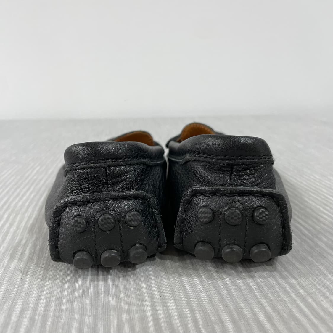 871) Coach 코치 페블 레더 드라이빙 슈즈 240mm 상품이미지4