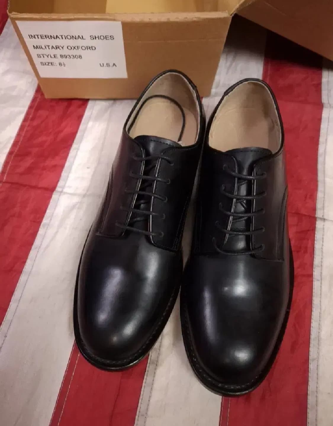 박스 새제품 오리지날 미해군 85's 지급용 옥스포드 단화 상품이미지1