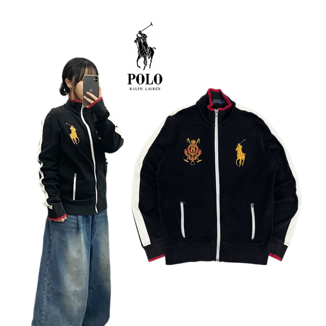 폴로 신형 빅포니 치프키프 트랙탑 코튼 져지 상품이미지1