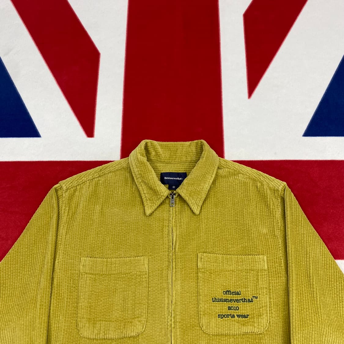 디스이즈네버댓 코듀로이 집업셔츠 M 실측 L  상품이미지2