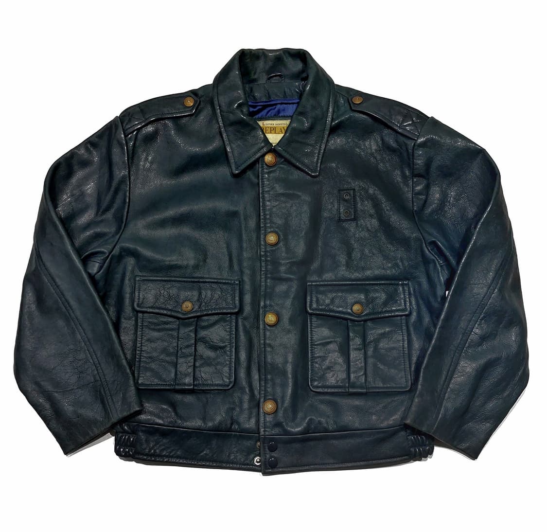 replay 리플레이 시카고 폴리스 가죽 자켓 L (105-110) 상품이미지1
