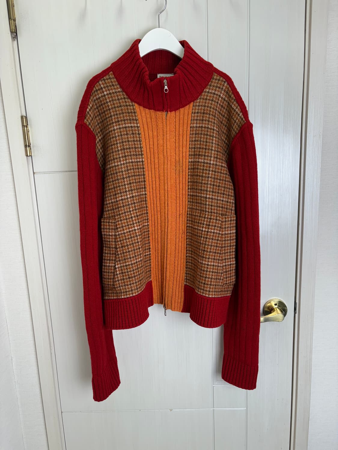 드리스반노튼 니트집업 상품이미지1