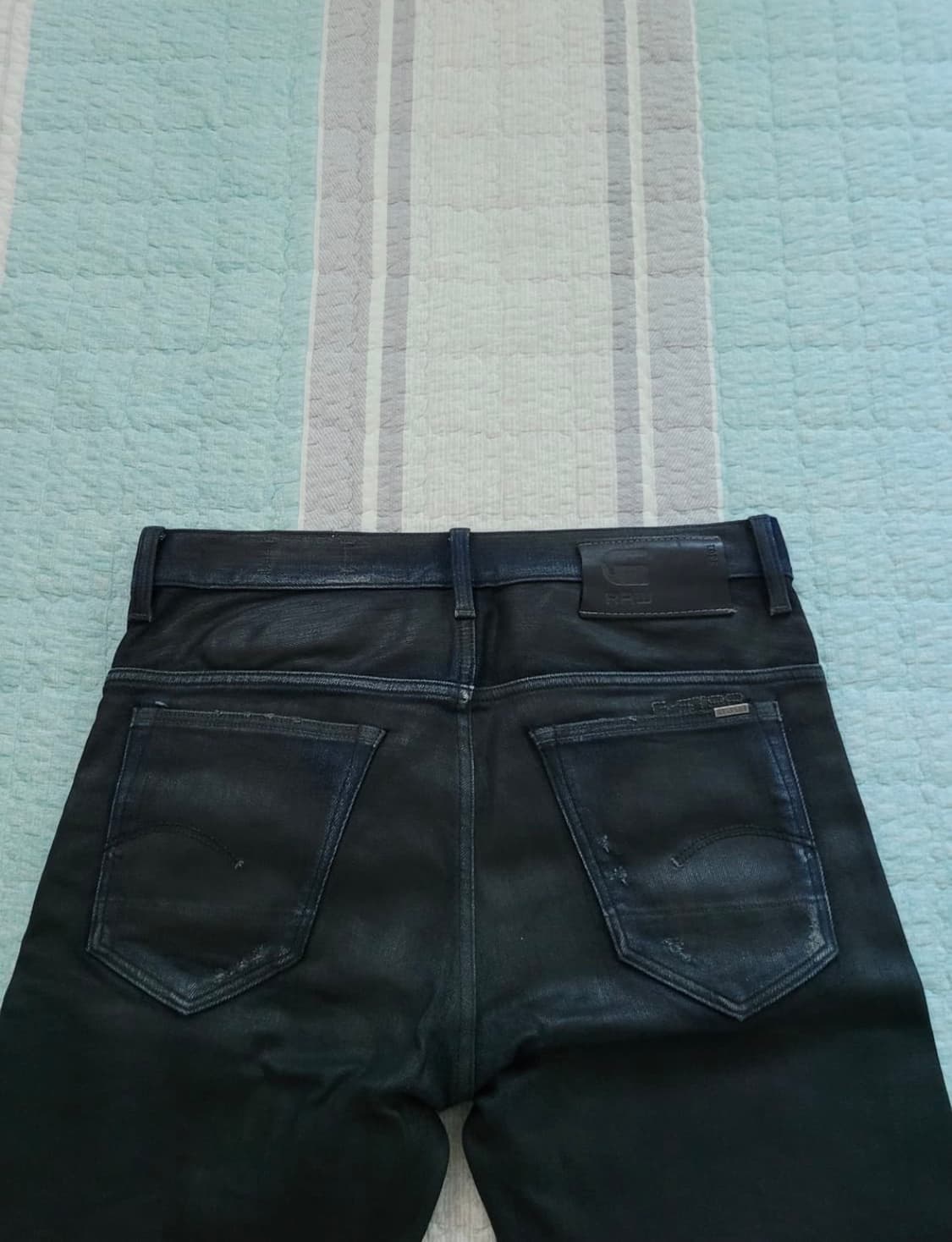 지스타 로우 3301 코팅 데님 상품이미지4