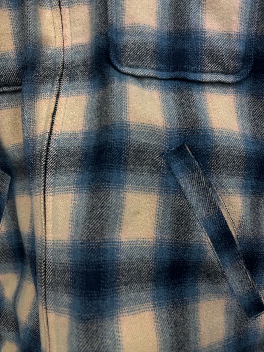 랭글러 체크 누빔 자켓 상품이미지5