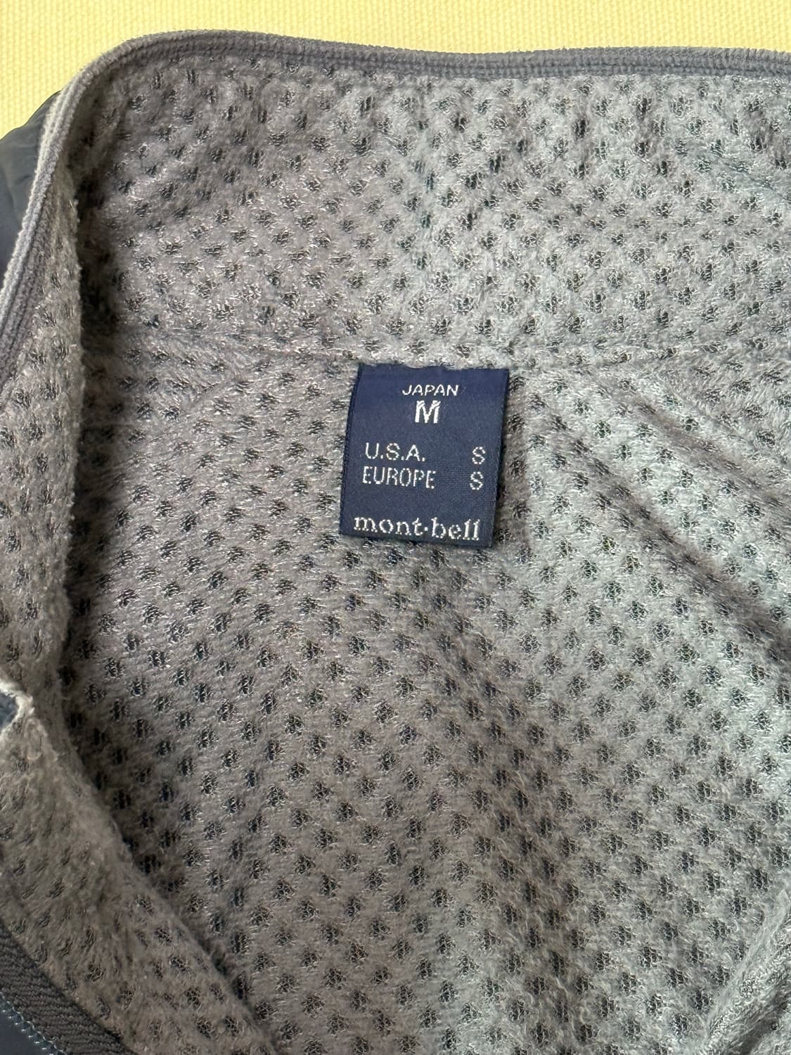 몽벨 라이트쉘 하이브리드 자켓 90s Made in japan 상품이미지4