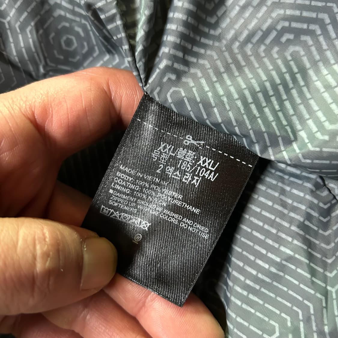 언더아머 2겹 덕다운 경량패딩 110 상품이미지5