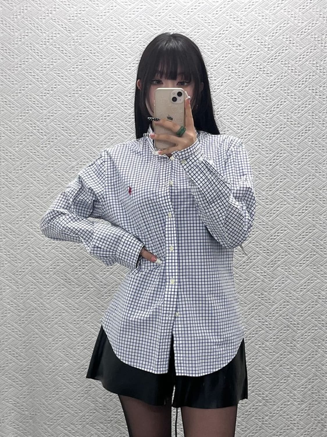 폴로 랄프로렌 컨트리 레트로 빈티지 체크패널 셔츠 M C10334 상품이미지2