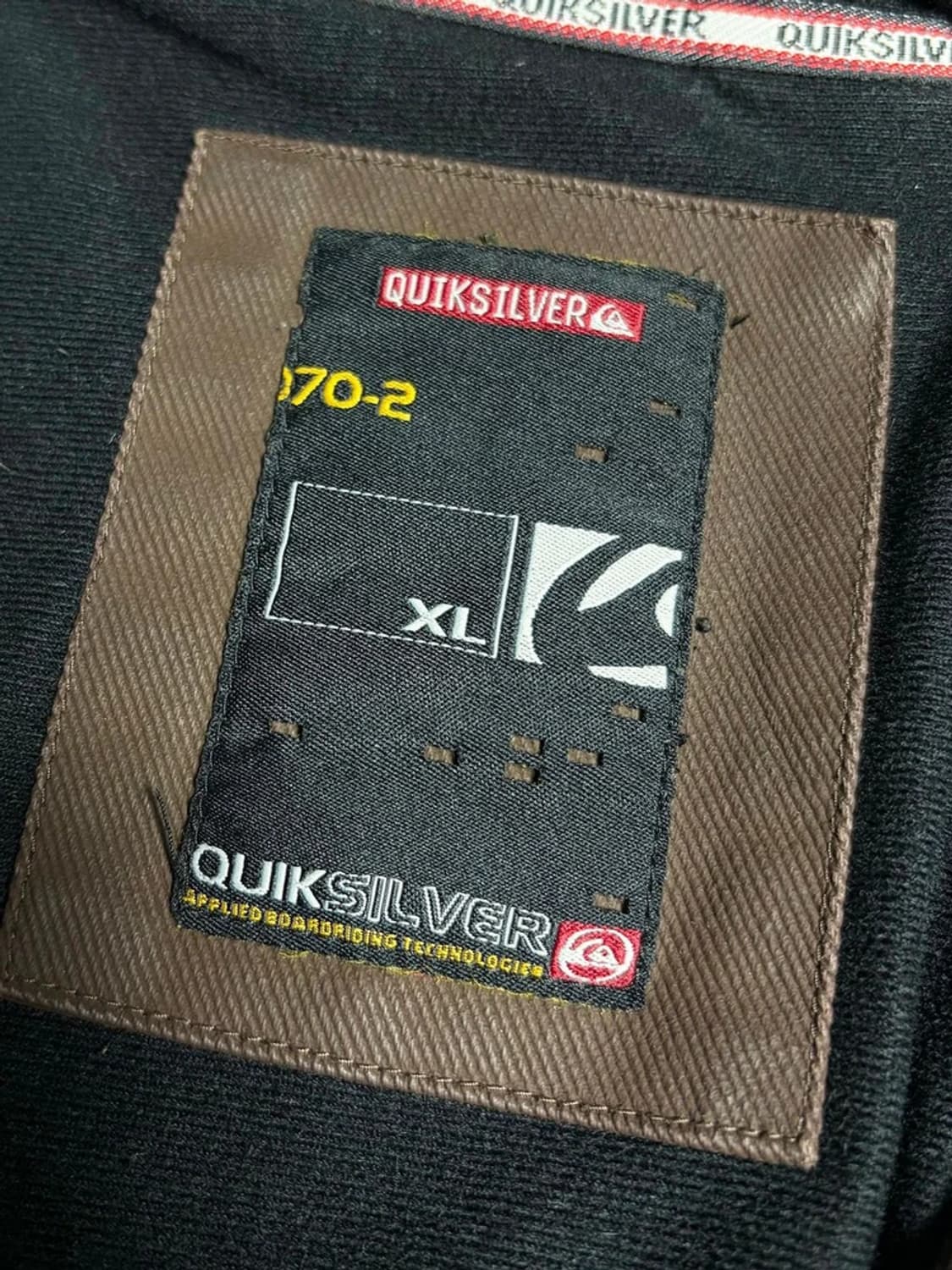 퀵실버 Quiksilver 백 빅로고 후드 집업 자켓 R1317 상품이미지7