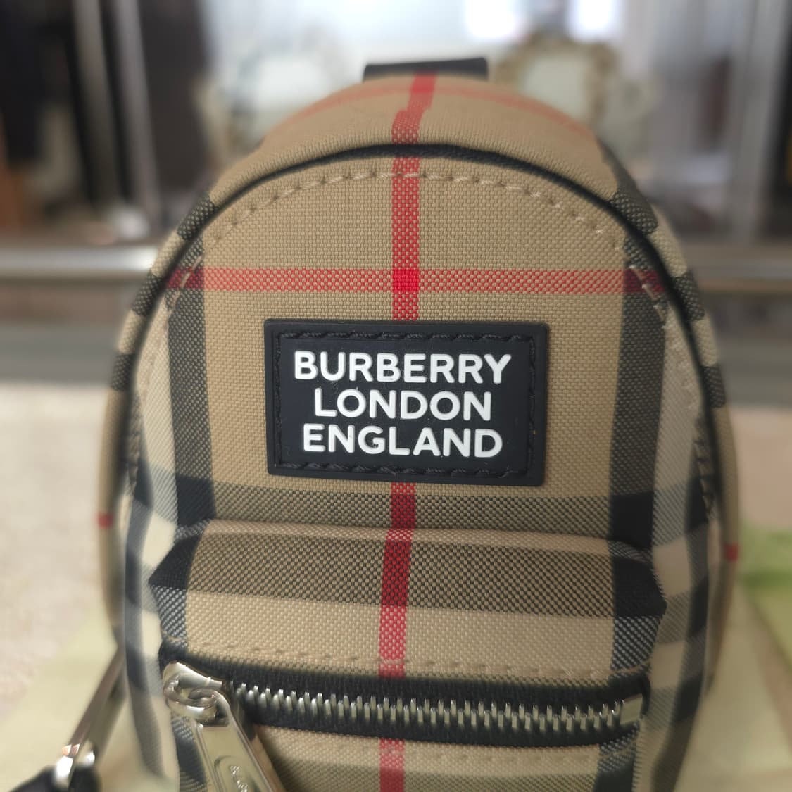 [정품/중고] 버버리 미니 백팩 키링 / 백참 상품이미지2