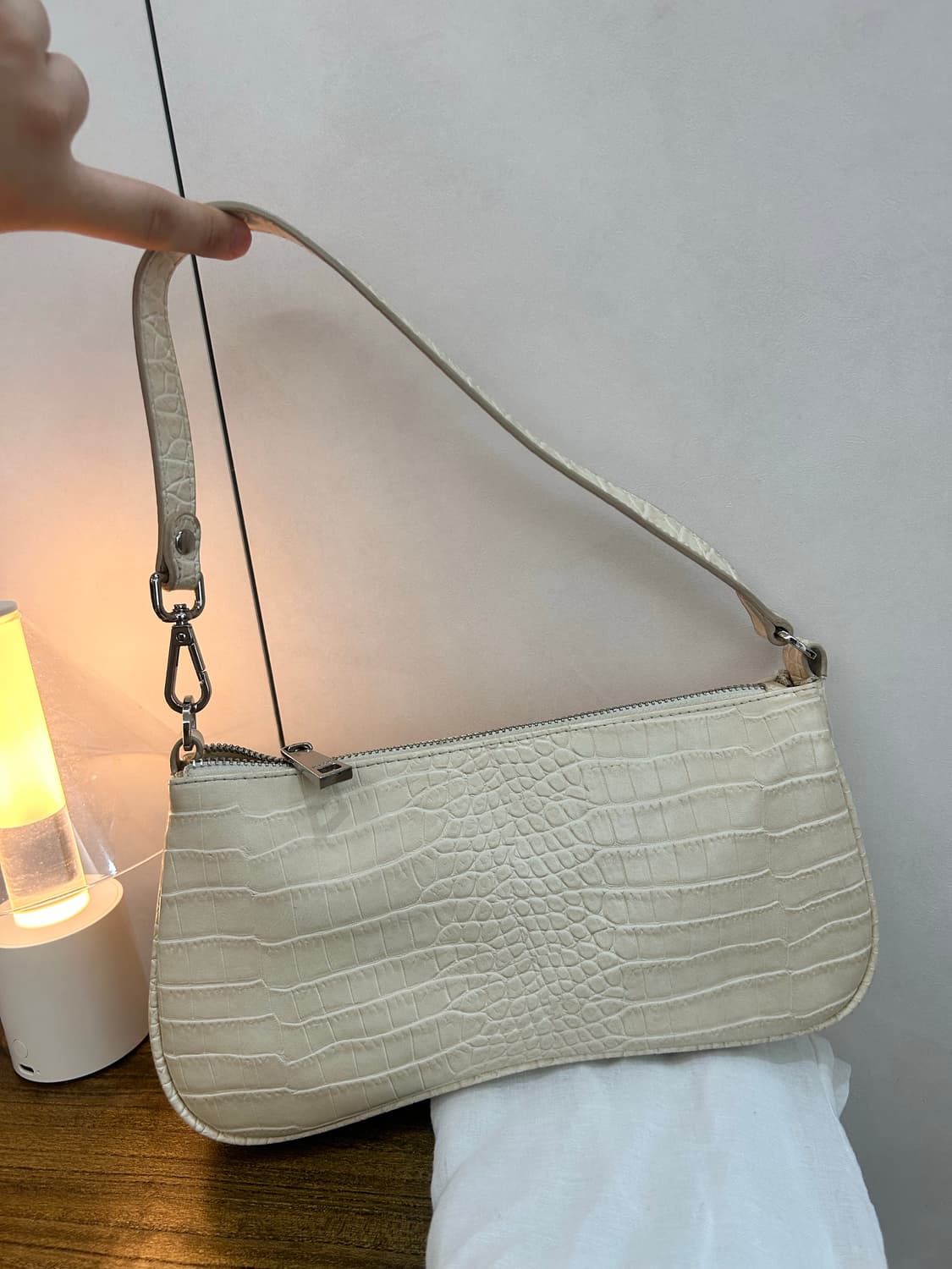 쥬페이 에바 바게트백 아이보리 상품이미지3