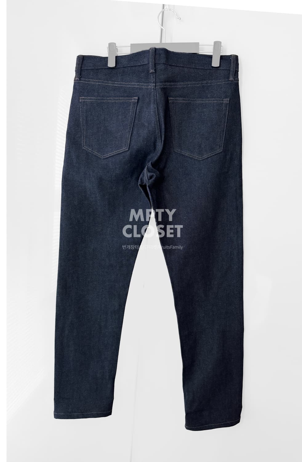 [33] 유니클로 셀비지 데님팬츠 슬림스트레이트 네이비 상품이미지3