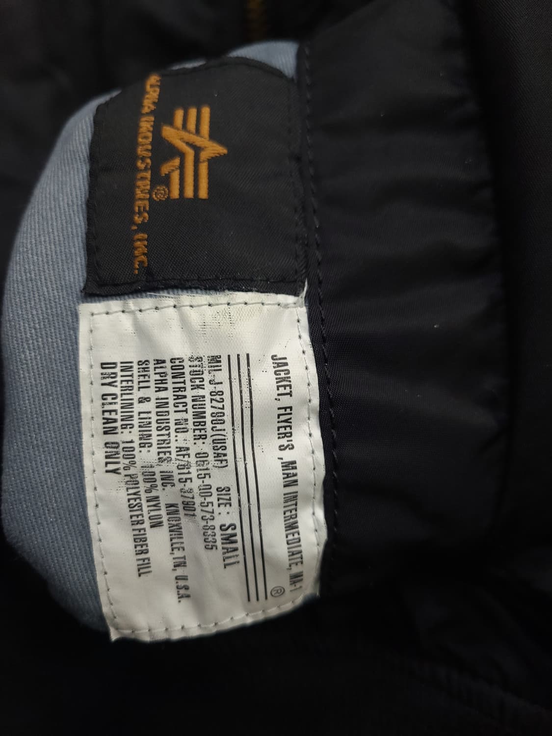 알파인더스트리 양면 성조기 ma-1 항공점퍼 상품이미지8