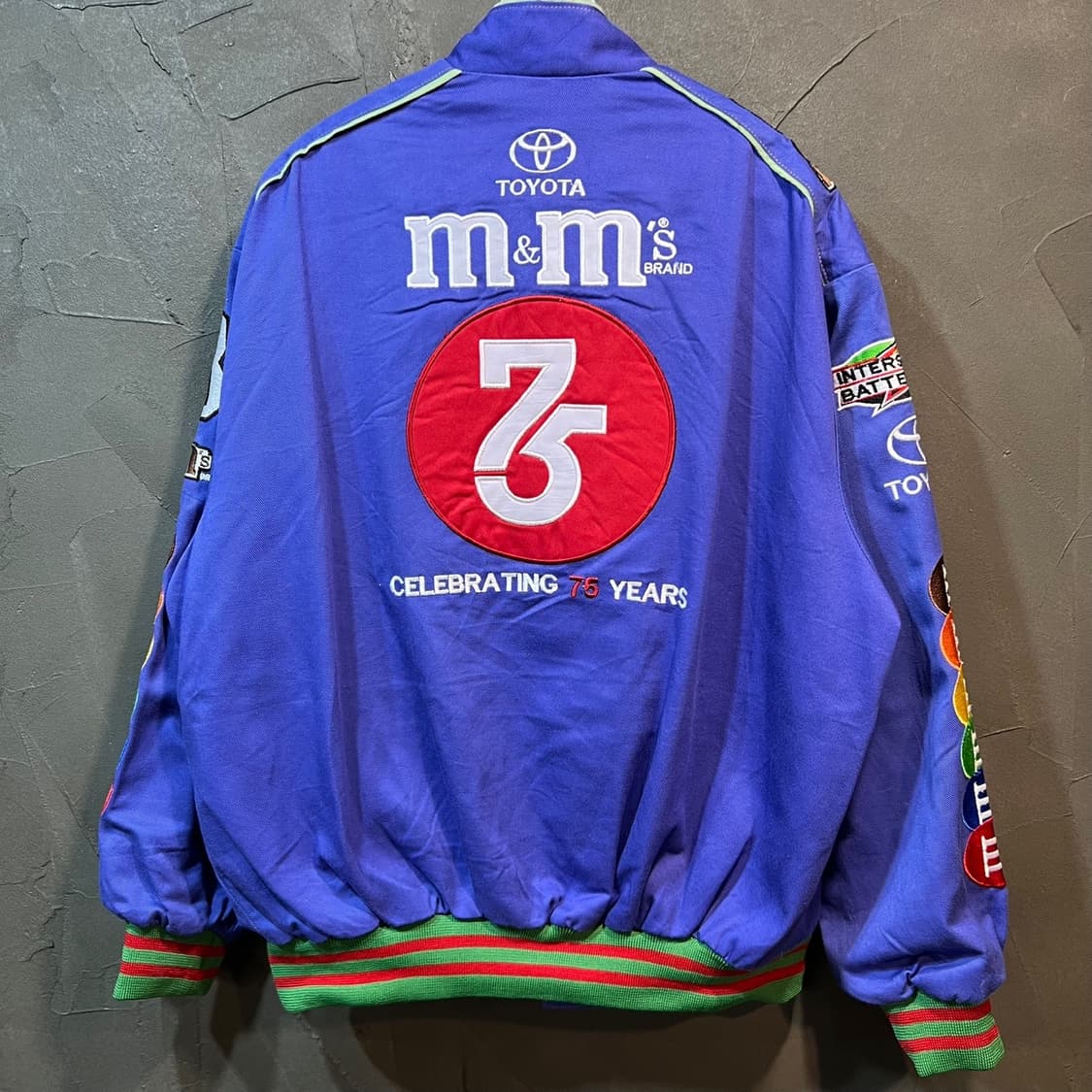 [L] M&M 엠앤엠 올드스쿨 레이싱 자켓 상품이미지7