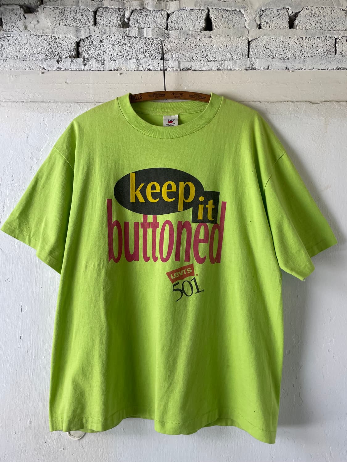 1990's Vintage Levi’s T-shirt 상품이미지1