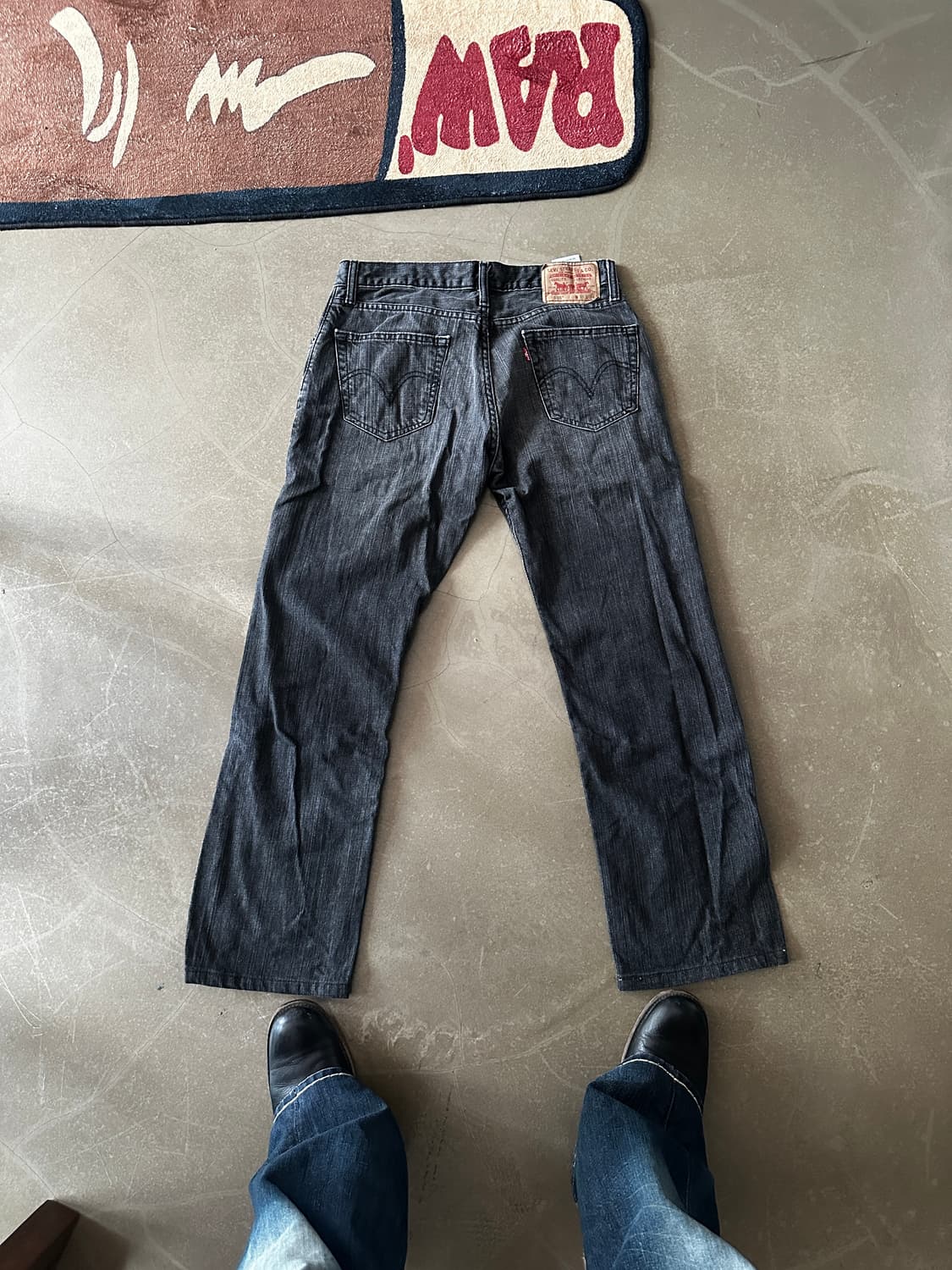 Levis 리바이스 505 스트레이트 흑청 w32 상품이미지1