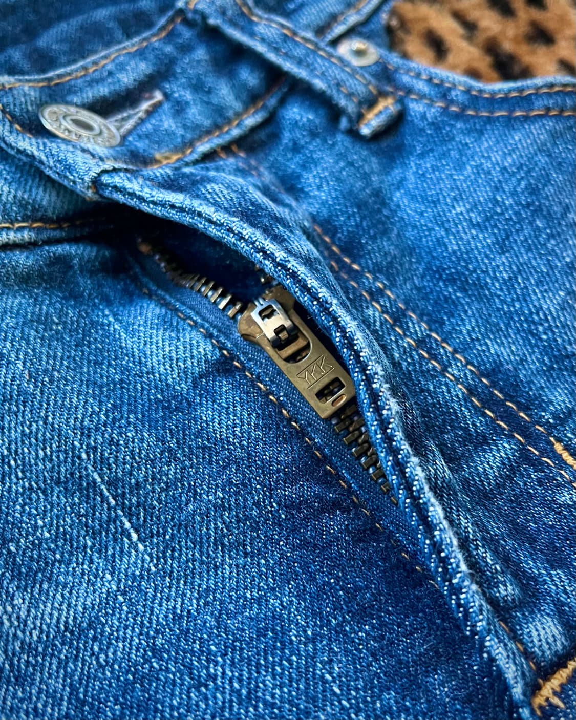 RNA Japan Rock Stud & Leopard Trim Jeans 상품이미지6