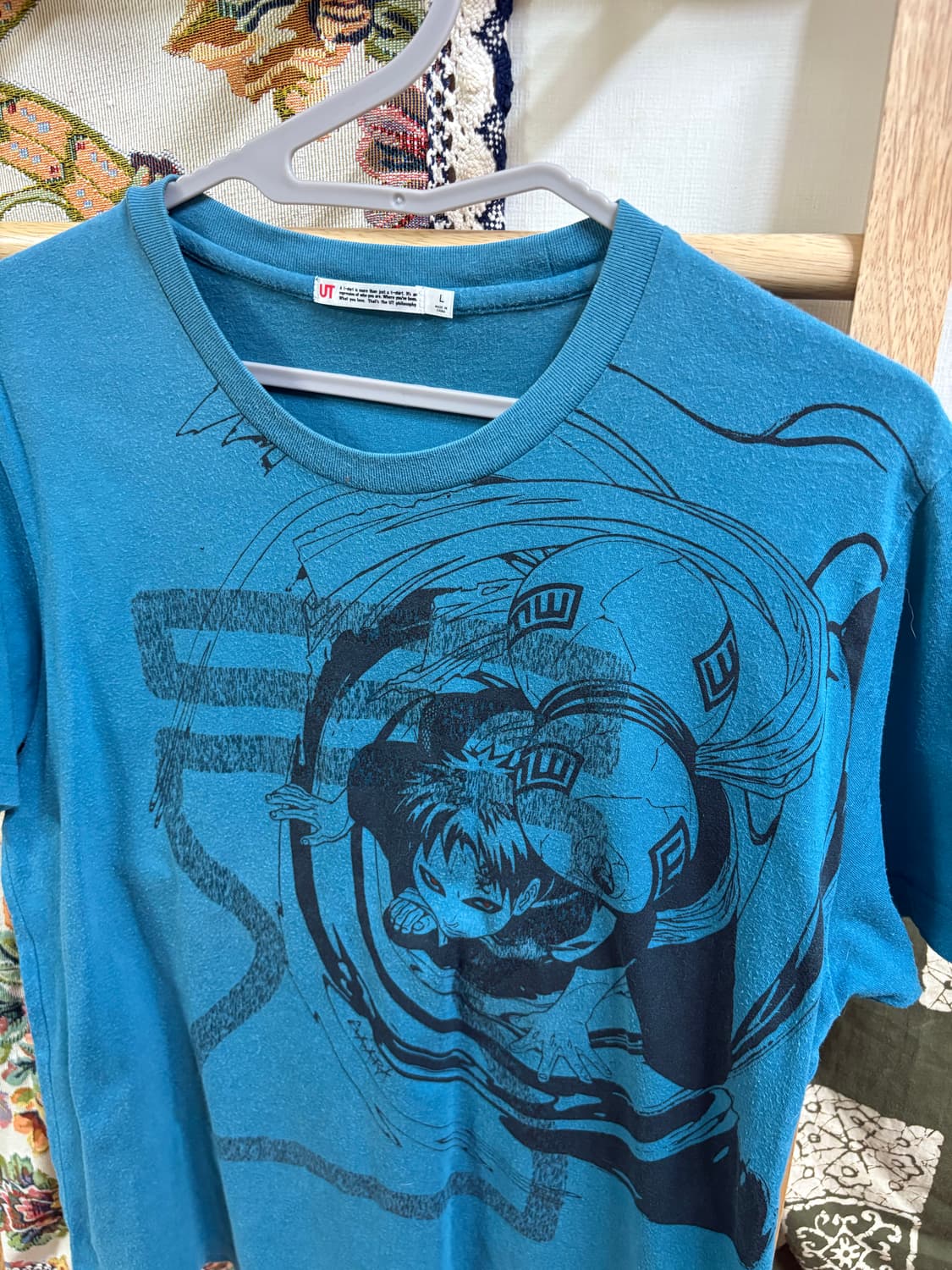 ut 스카이블루 나루토 반팔 티셔츠 상품이미지2