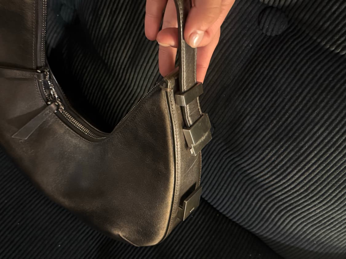 오소이 토니 호보백 스테인 브라운 상품이미지8