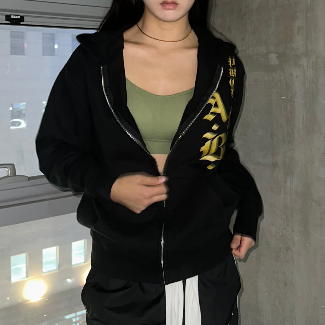 F.A.B gold Graffiti  Hoodie 상품이미지1