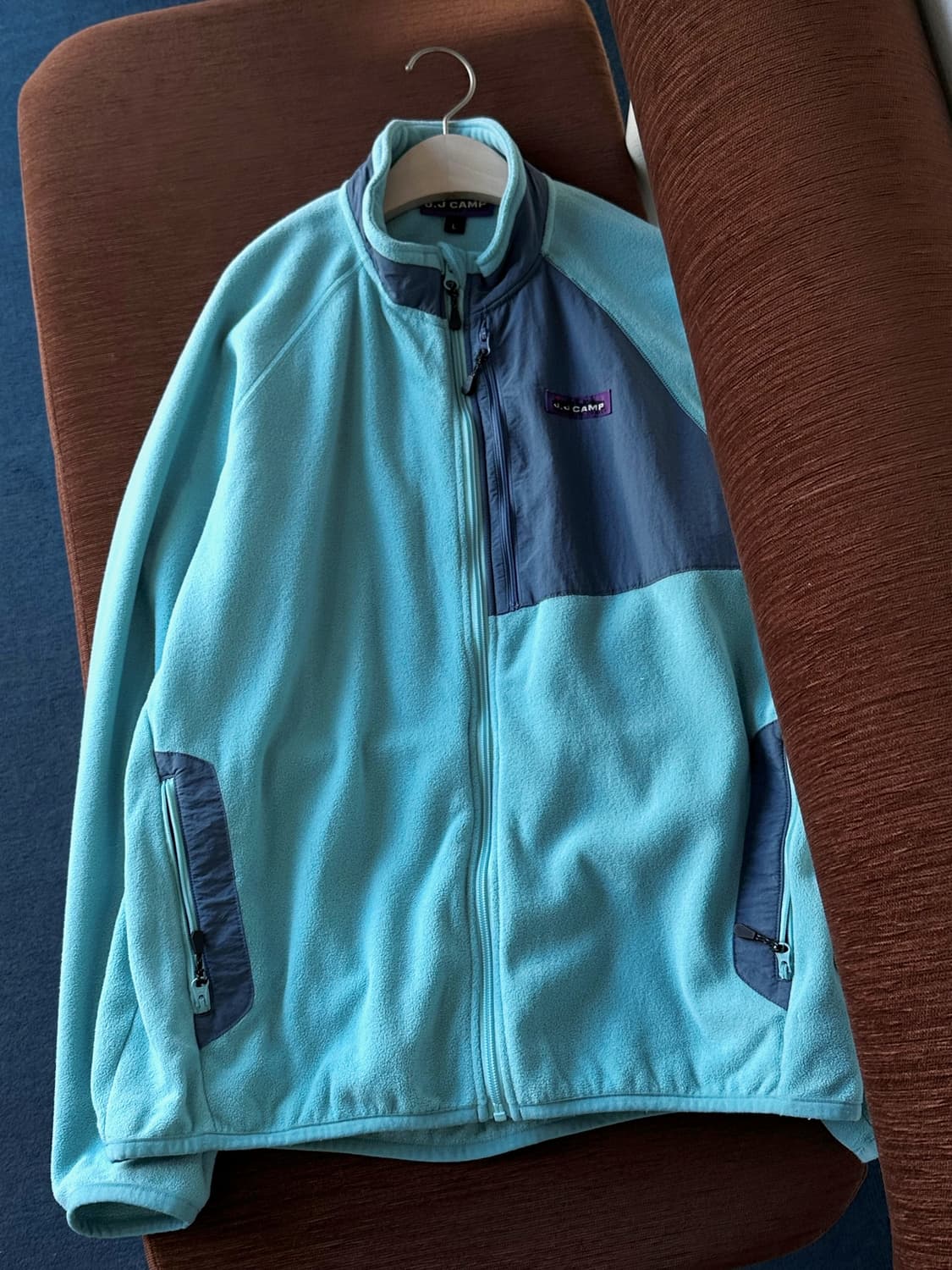 Fleece design zip blouson 상품이미지4