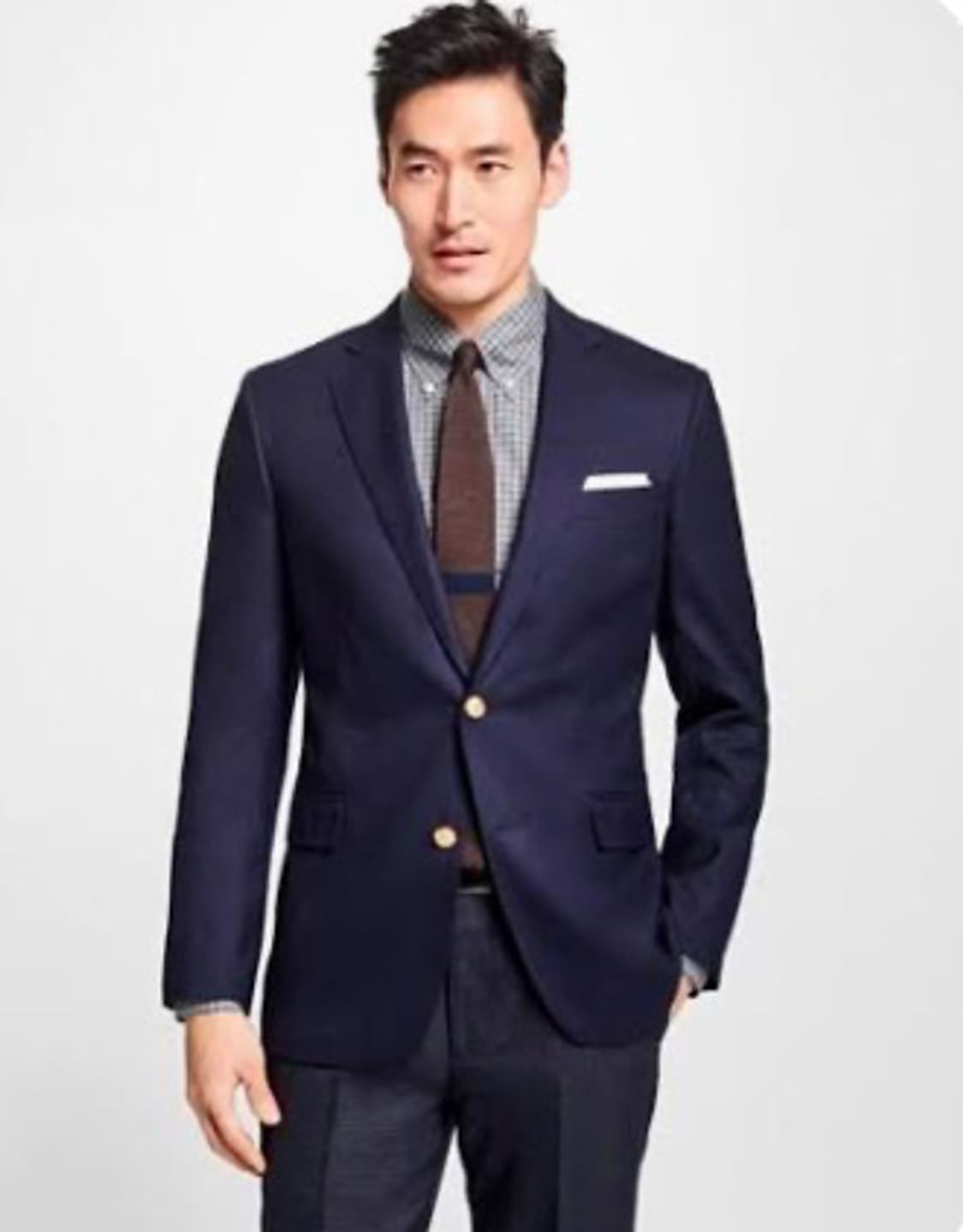 브룩스브라더스 도스킨 금장 울 블레이저 38SH 상품이미지7