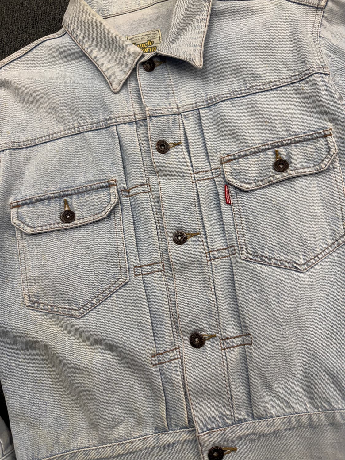 L)Jungle Storm 빈티지 2st 연청 데님자켓 상품이미지2