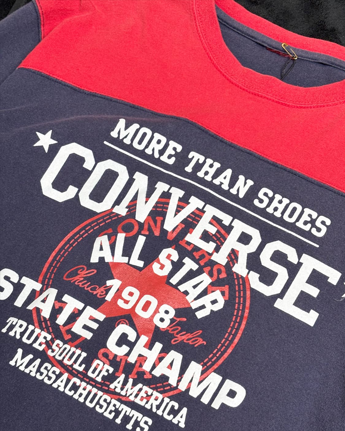 일본빈티지 converse 레트로 긴팔티 상품이미지3