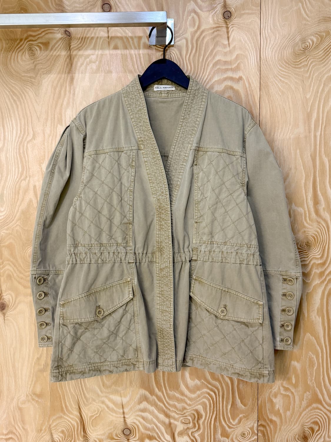 Ulla Johson 테리에 패널 코튼 자켓 상품이미지1