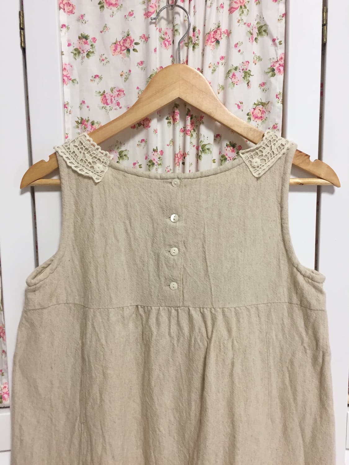 빈티지 모리걸 사만사모스 크로셰 슬리브리스 상품이미지6