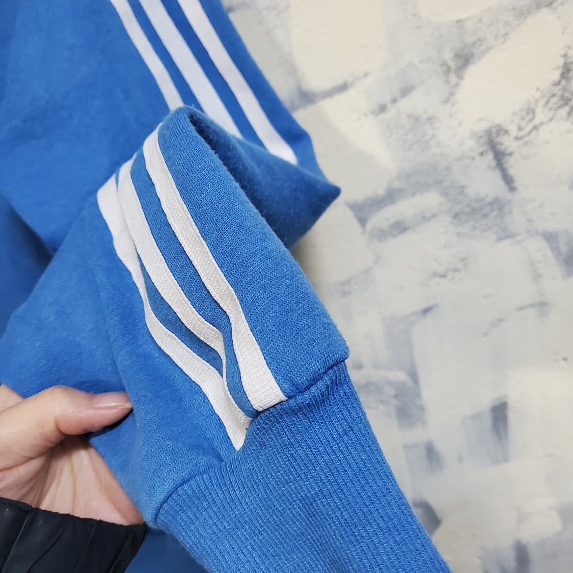 아디다스 파이어버드  삼선 트랙탑 블루  상품이미지7