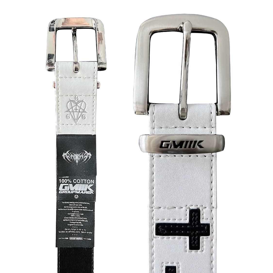 Midnight Cross Leather Belt 상품이미지7