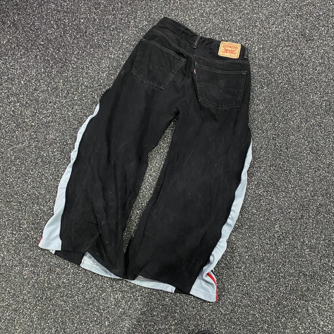 아디다스 커스텀 데님 믹스업 팬츠 B2993 상품이미지3