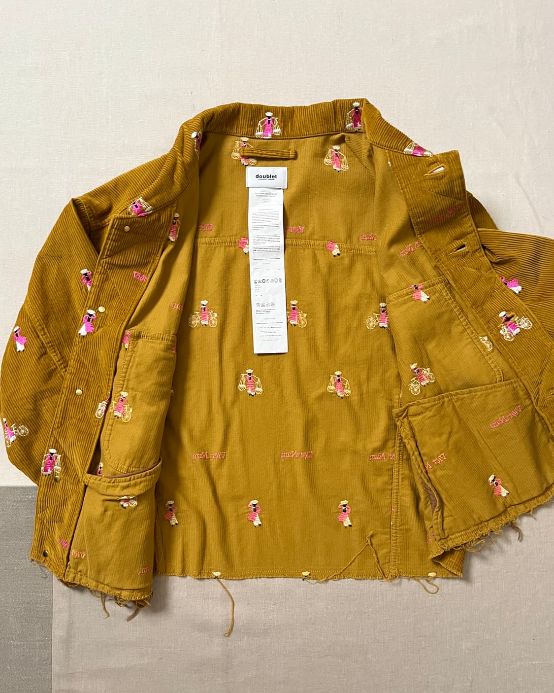더블렛 베트남자수 코듀로이 자켓 doublet 20aw 상품이미지3