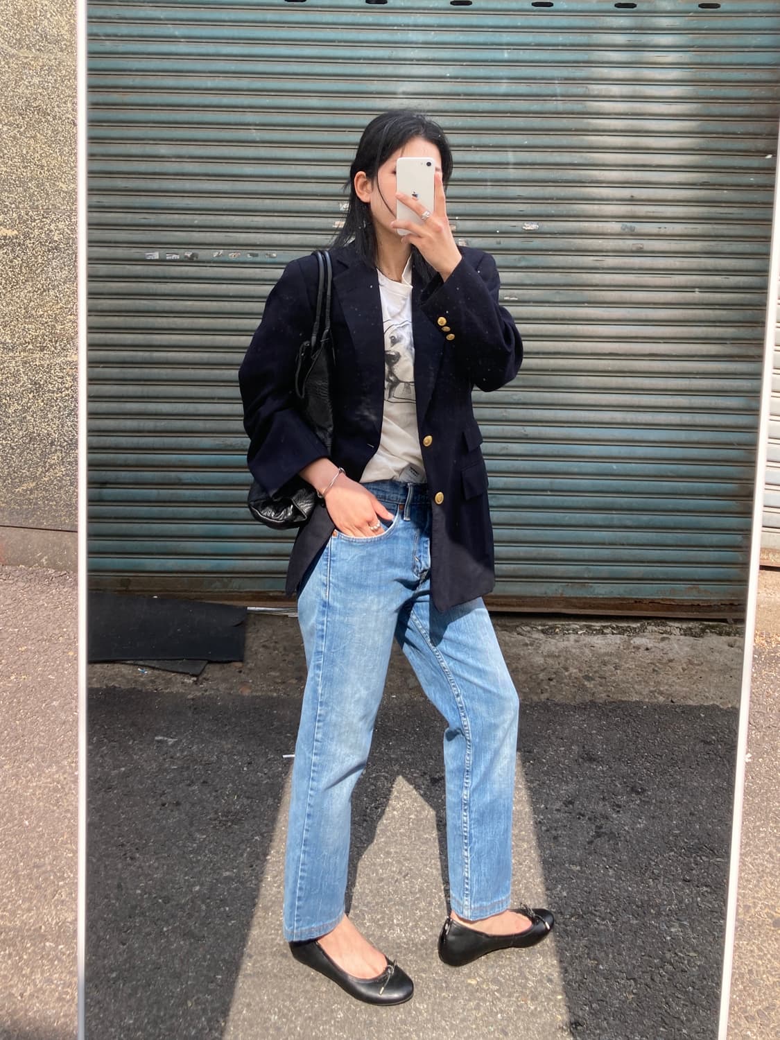 언밸 투포켓 금장 블레이저 상품이미지3