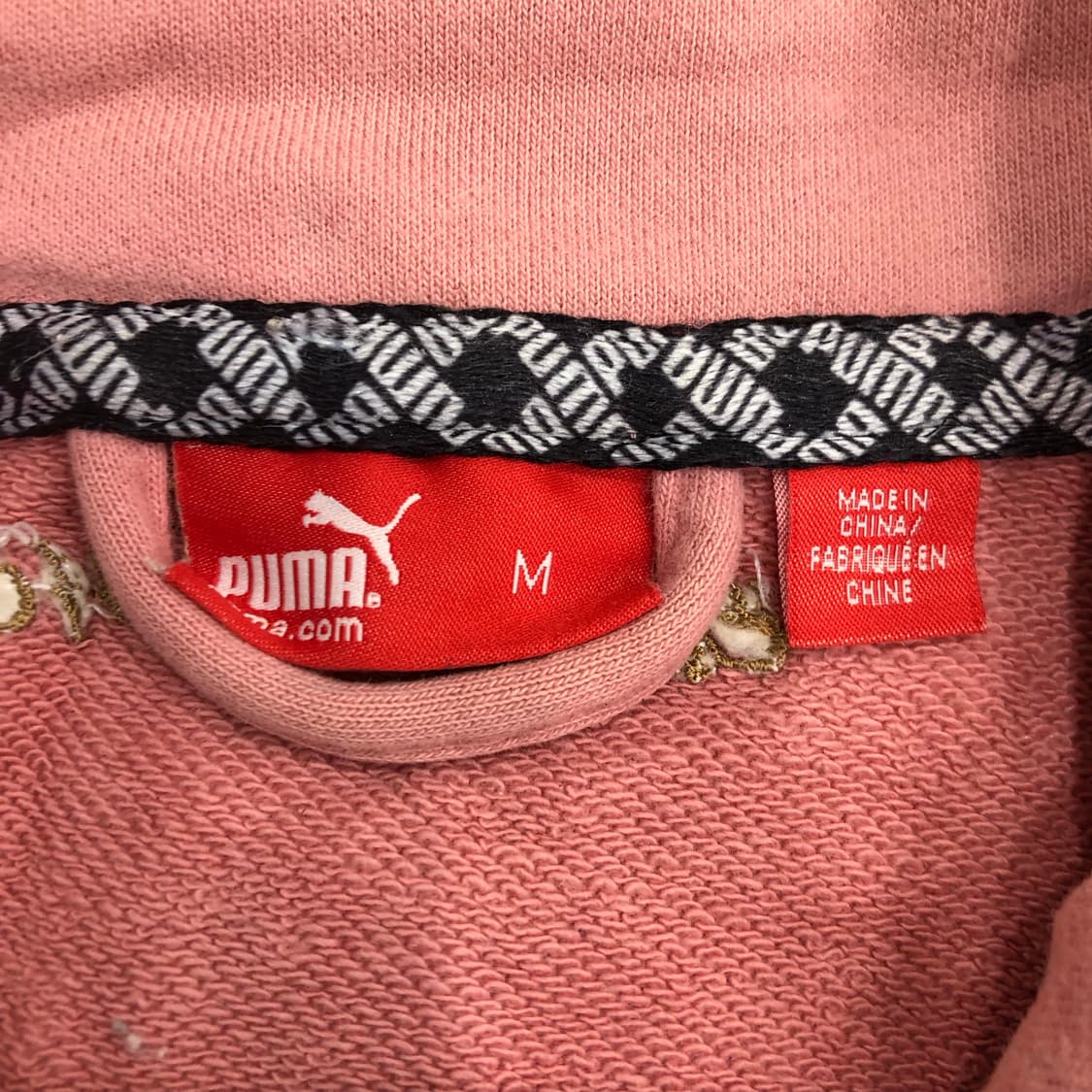 푸마 딸기우유 핑크 스웻 져지 트랙탑 상품이미지5