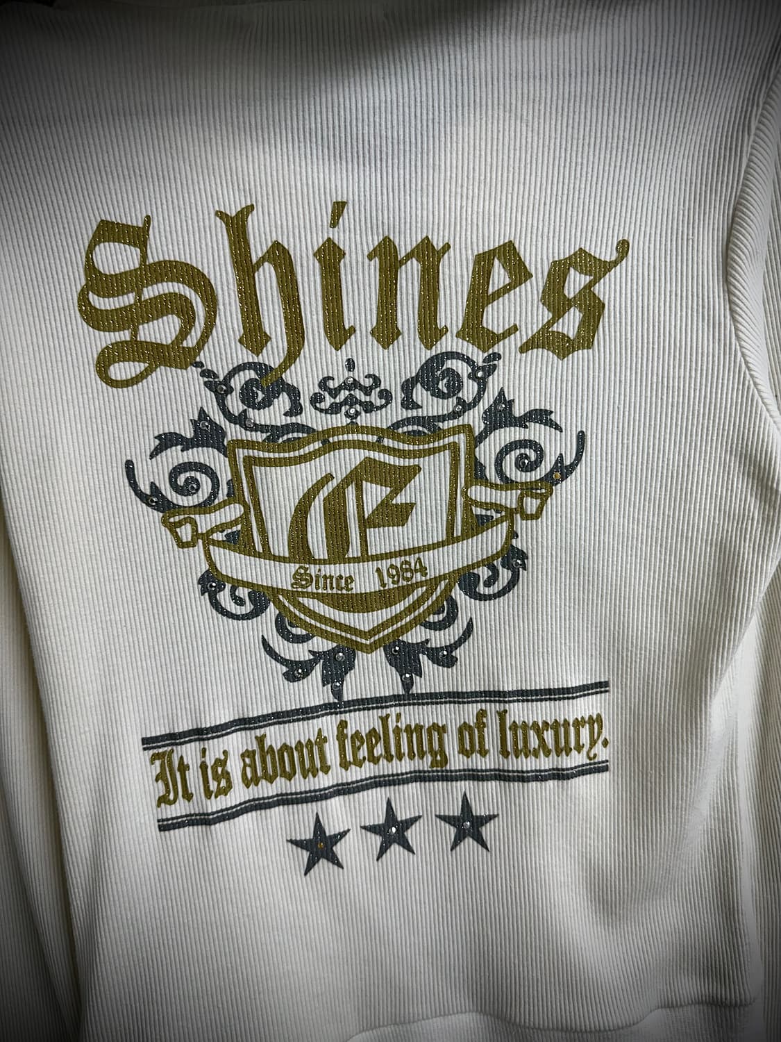 00s glitter printing hood zipup 상품이미지5