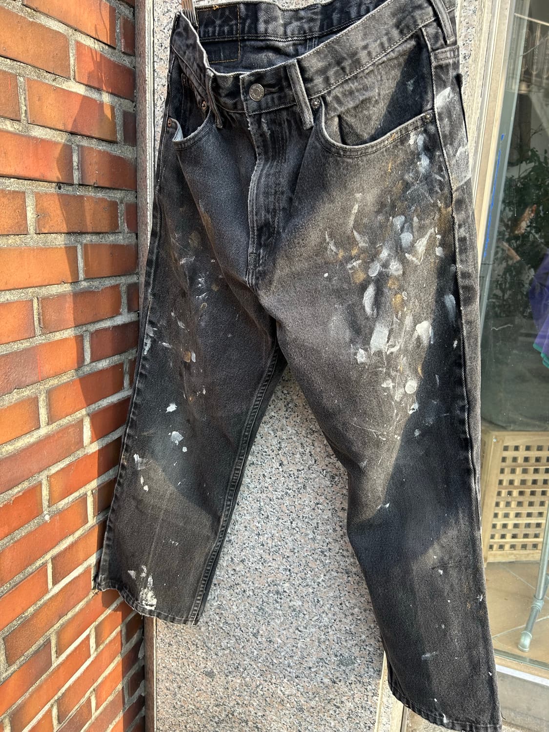 리바이스516 블랙 34(33) 상품이미지2