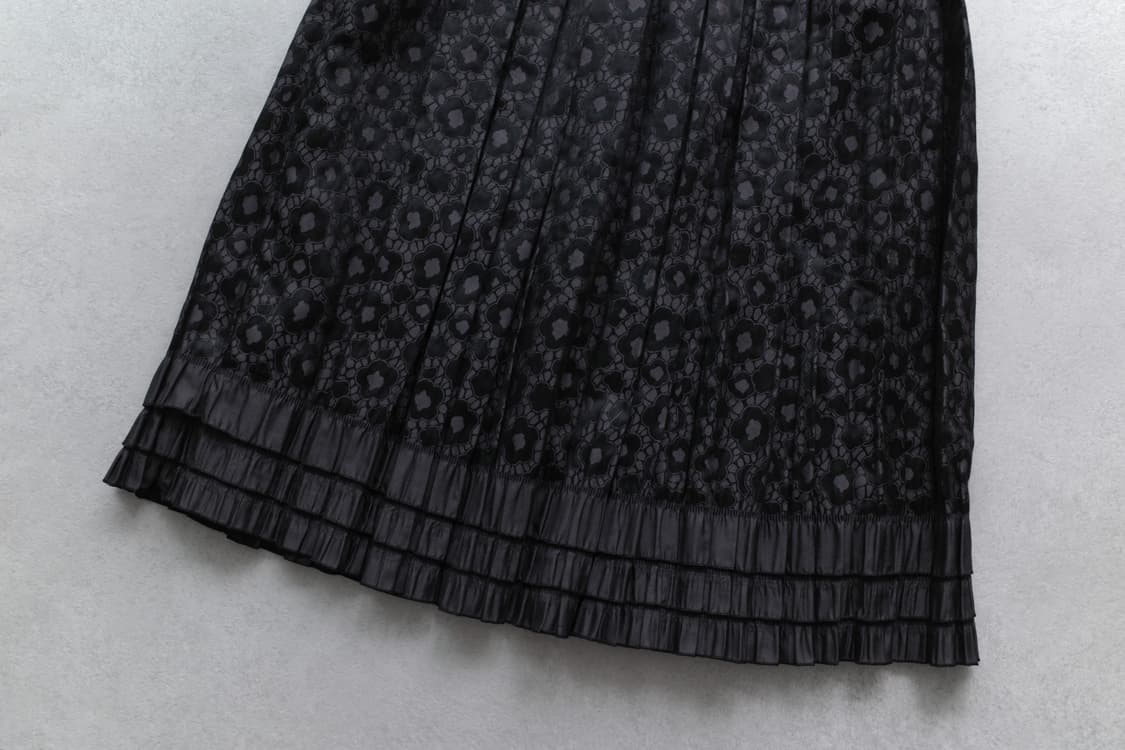 flower pleats skirt  상품이미지3