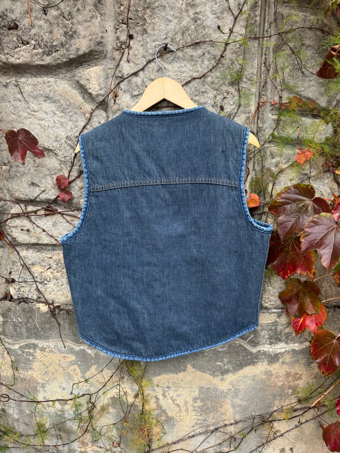 80s 칼하트 빈티지 데님 쉐르파 베스트 L 상품이미지2