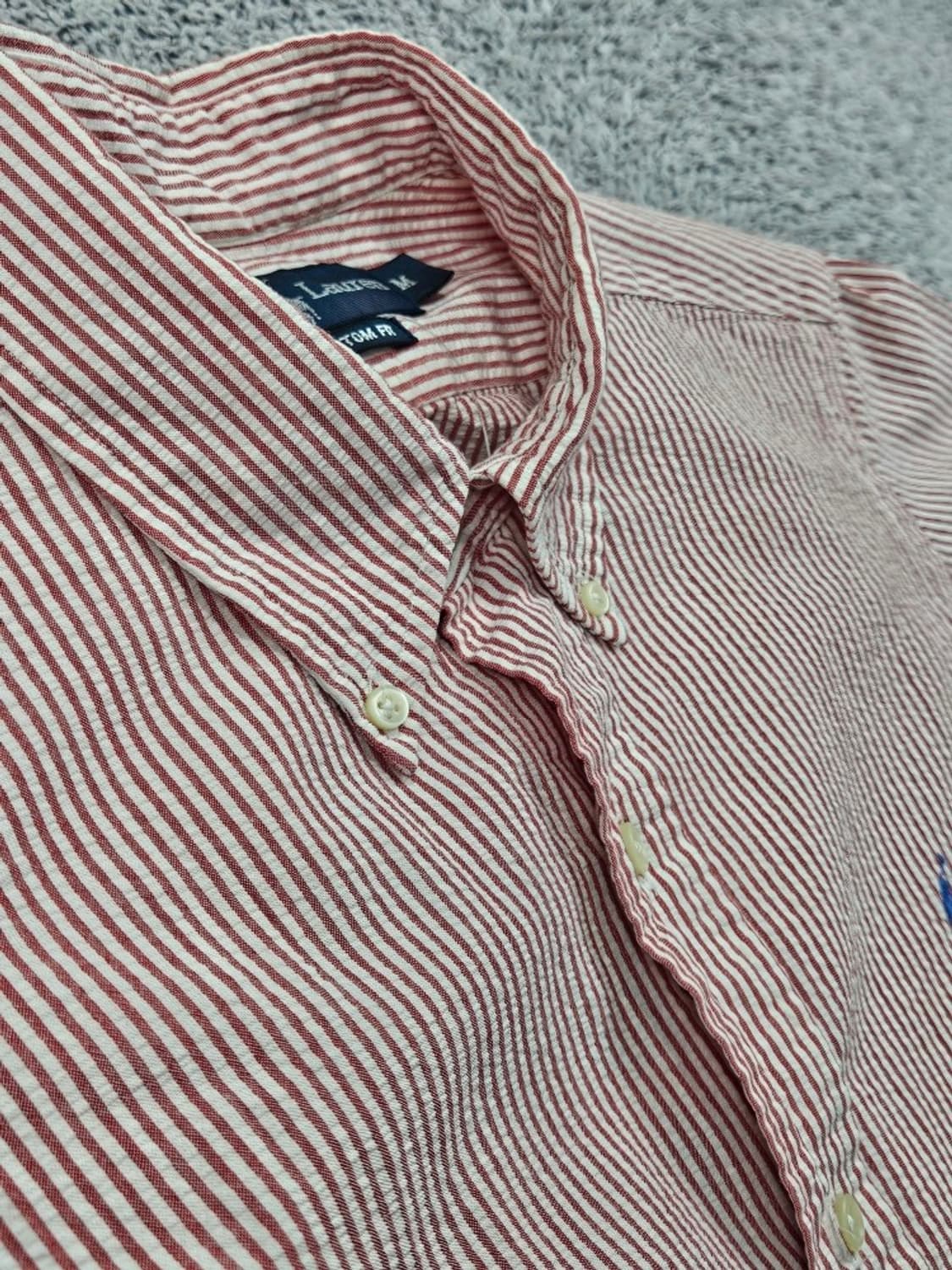 폴로랄프로렌 시어서커 스트라이프 반팔 셔츠 ( M ) / 11853 상품이미지6