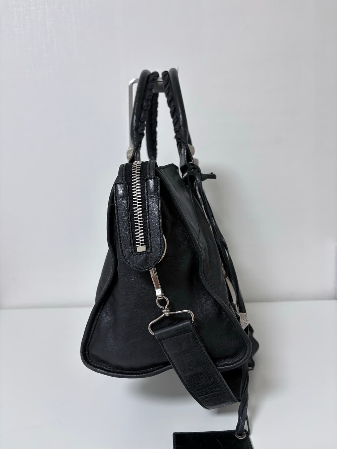 발렌시아가 파트타임 자이언트 모터백 블랙 상품이미지2