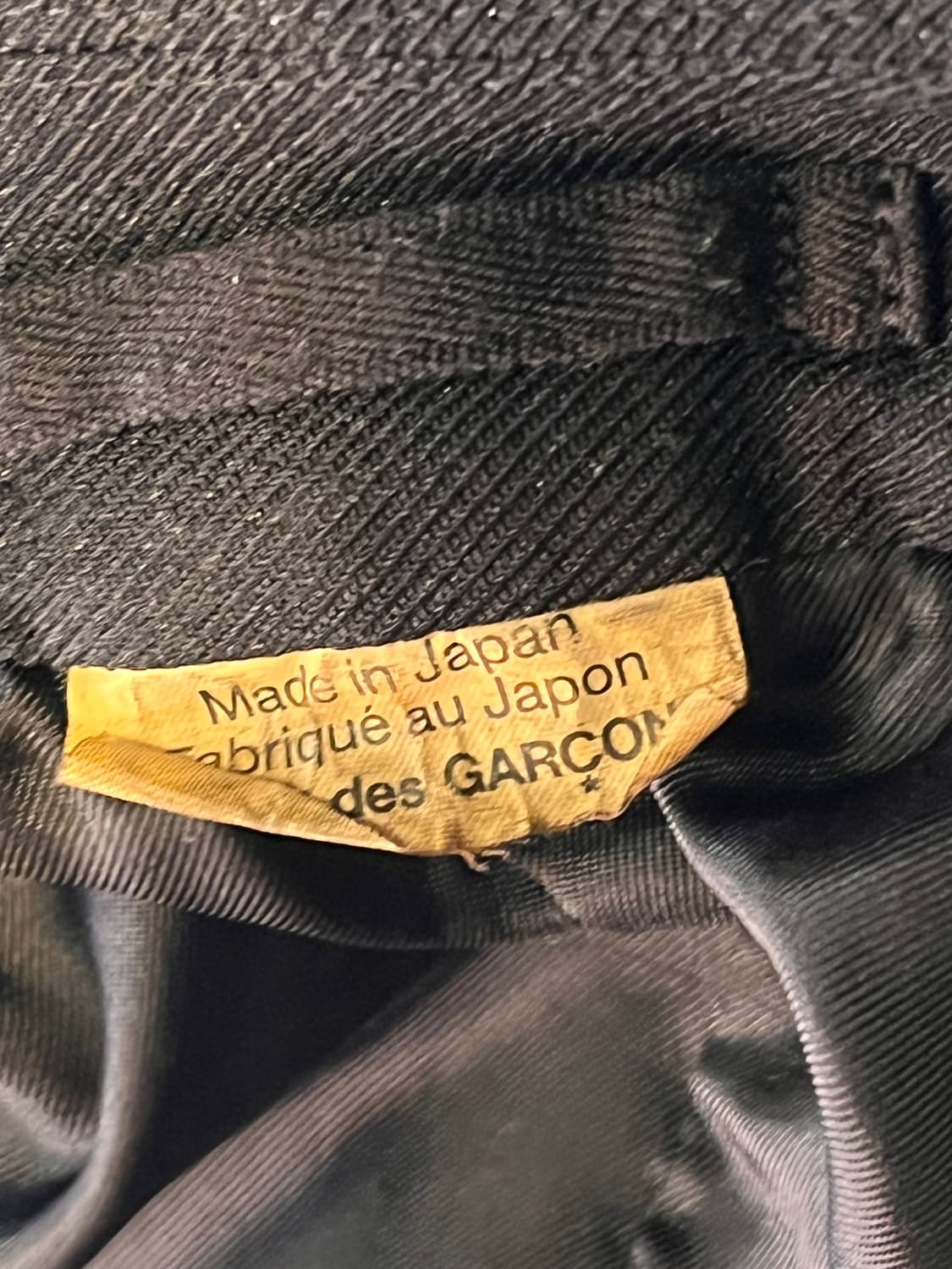 꼼데 가르송 옴므 되 링 가먼트 다잉 2버튼 자켓 (일본제, 2023SS 상품이미지5