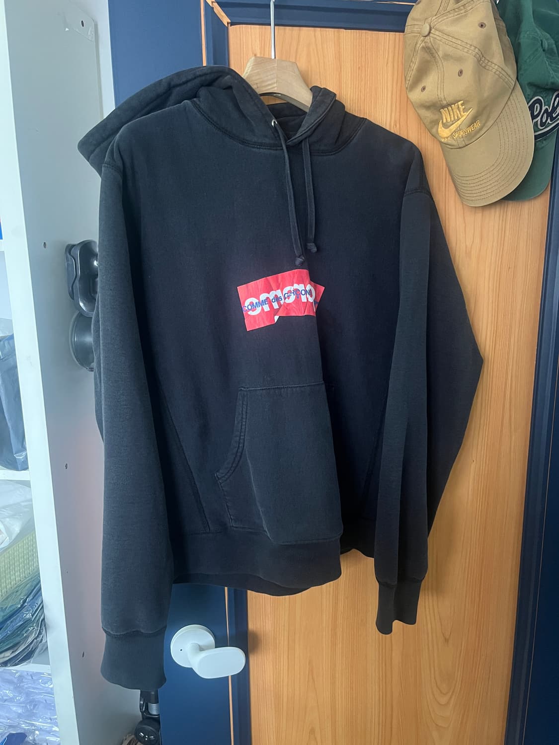 슈프림 꼼데가르송 후드 정품 XL 상품이미지1