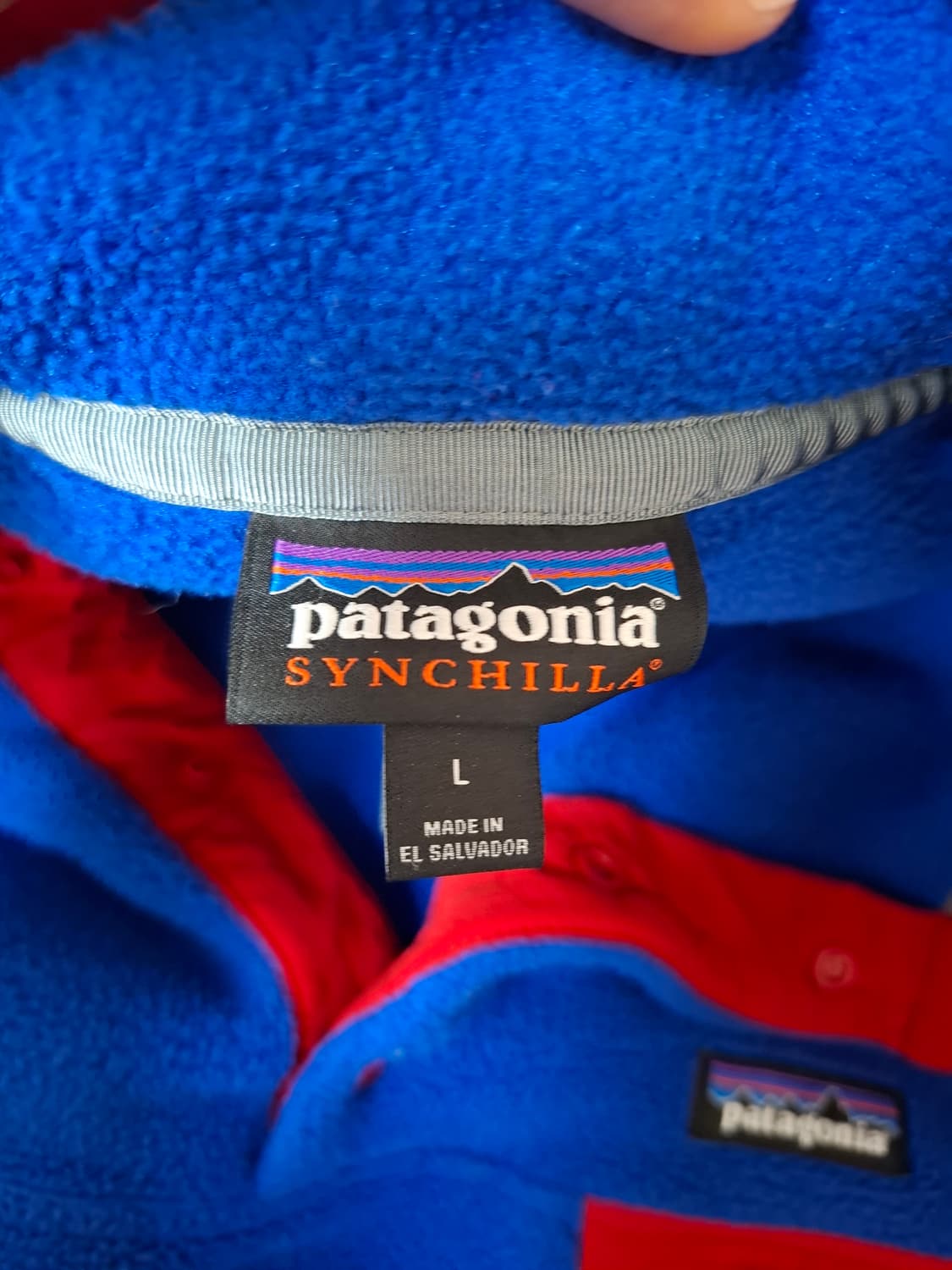 L 파타고니아 신칠라 패시지블루 플리스 풀오버 상품이미지3