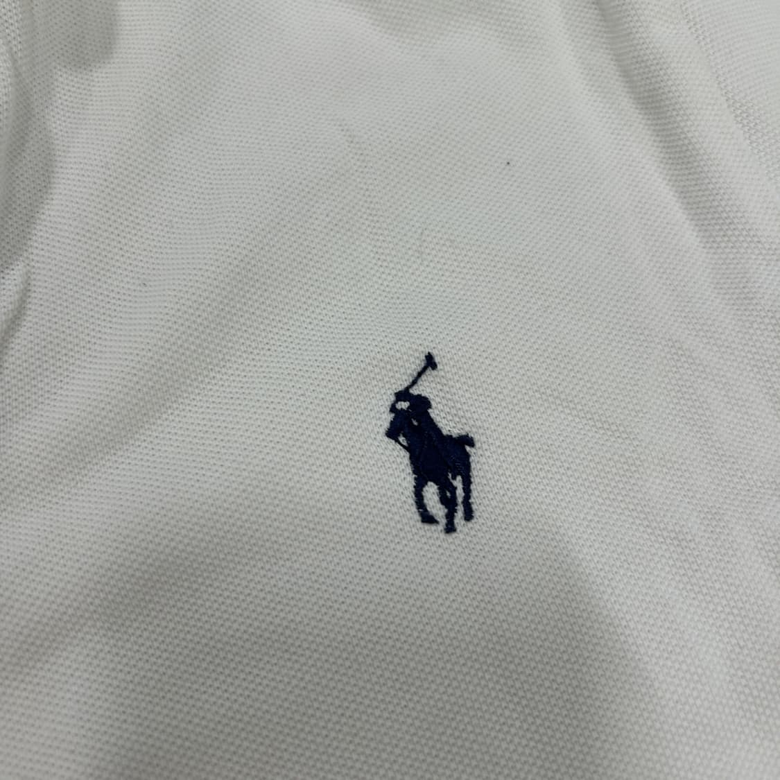 폴로 랄프로렌 화이트 롱슬리브 카라티 XS 상품이미지3