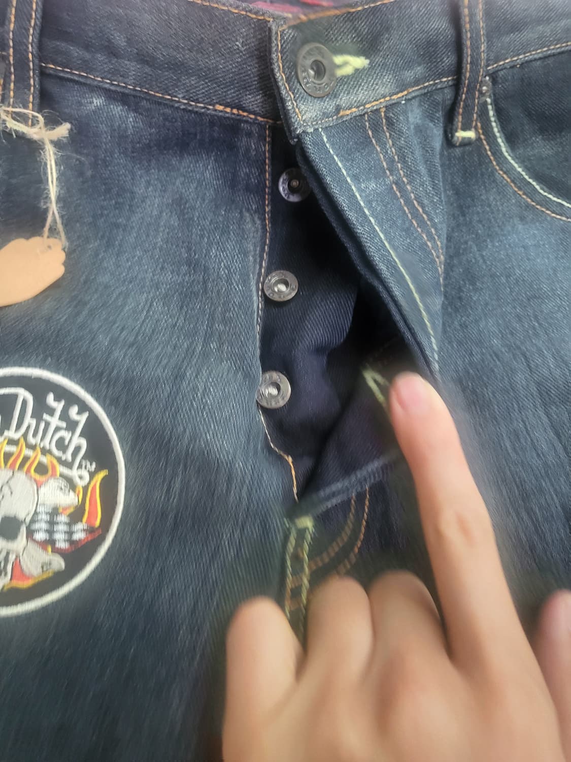 본더치 패치 청바지 상품이미지3