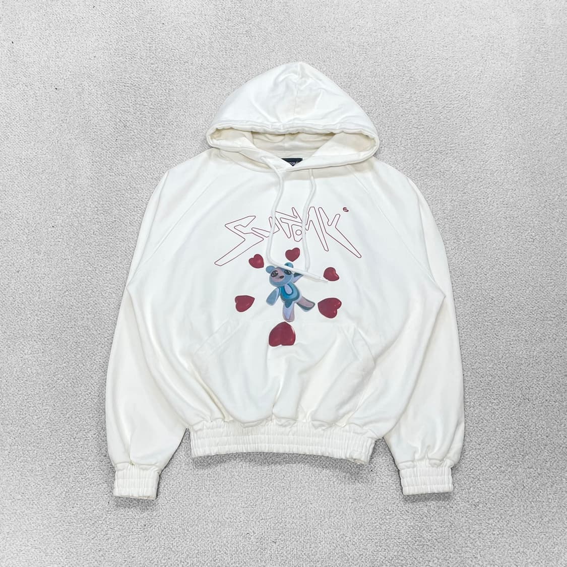 선데이오프클럽 3D 베어 헤비웨이트 후드티 상품이미지1