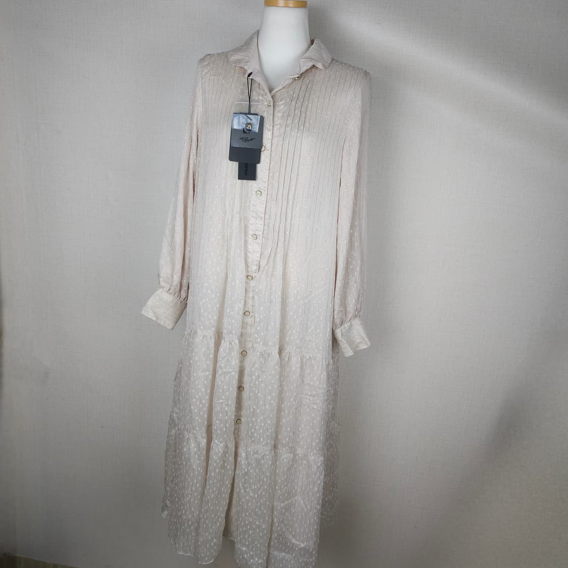 (새상품)칼라거펠트  롱 원피스 여성66사이즈  상품이미지1