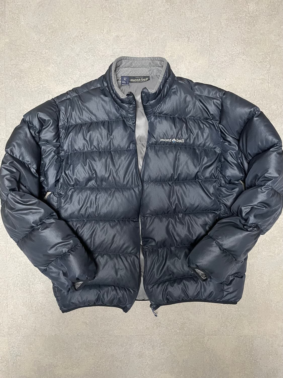 빈티지 몽벨 라이트 알파인 구스 다운 패딩 자켓 블랙 상품이미지2